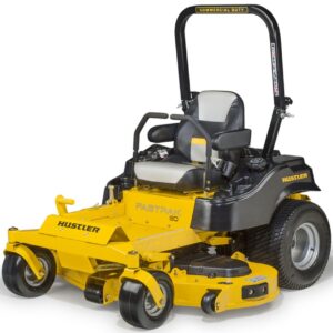 Tondeuse autoportée Hustler Super Duty 26 KAW 54 avec plateau de coupe de 135 cm